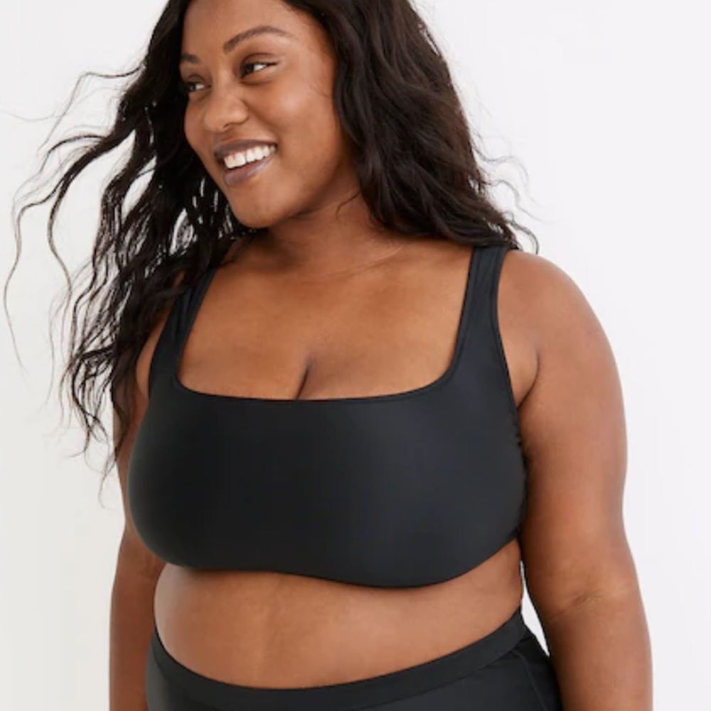 NWT Plus Madewell Second Wave Balconette Bikini Top